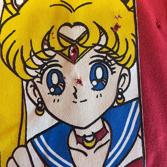 Vintage 1997 single stitched sailor moon tee - Picture 2 of 5